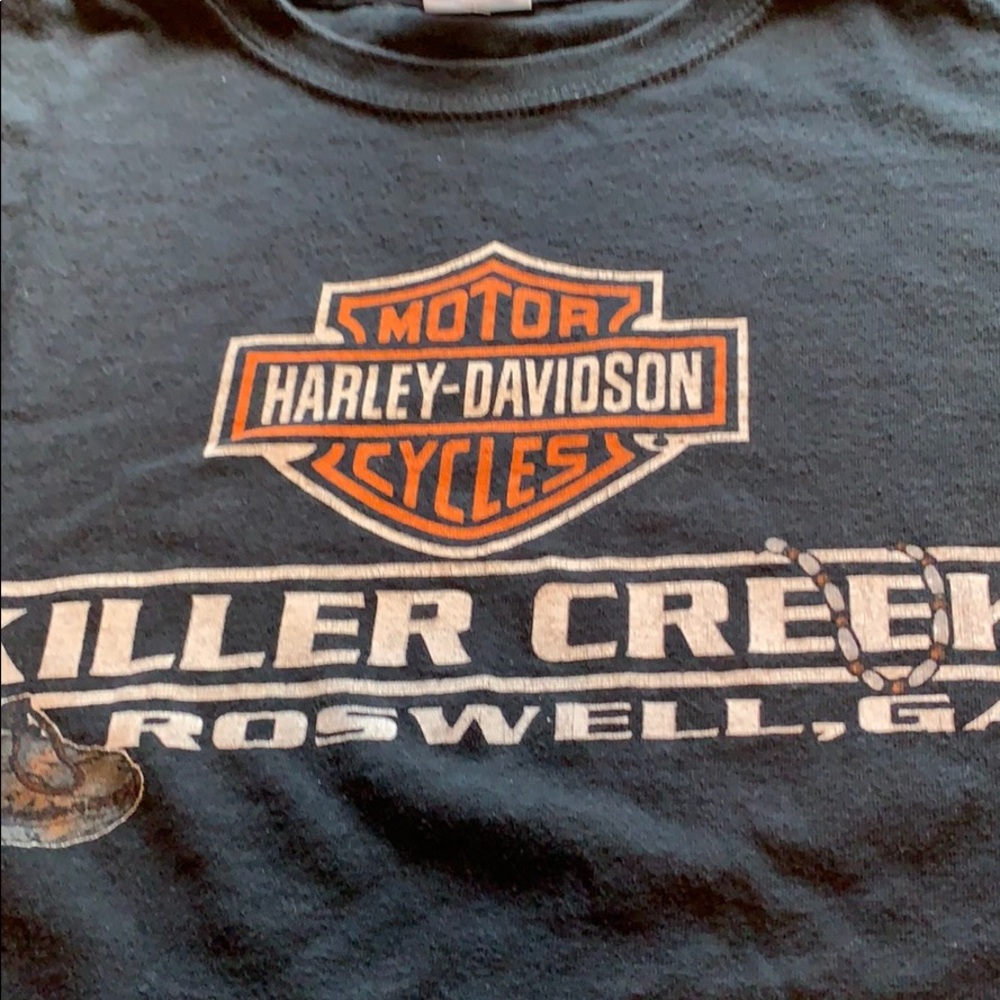 Harley Davidson tee black size 2XL used